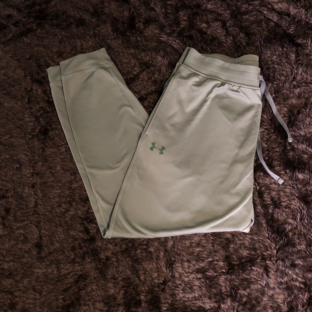 Under Armour Men’s Tricot Jogger, XL Light Green